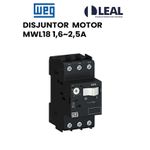 DISJUNTOR MOTOR MWL18 1,6~2,5A WEG