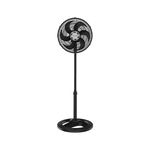 VENTILADOR COLUNA PRETO TURBO 6P 30CM 127V