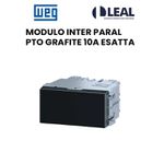 MODULO INTERRUPTOR PARALELO PRETO GRAFITE 10A ESATTA