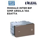 MODULO INTERRUPTOR BIPOLAR SIMPLES ARGILA 10A ESATTA