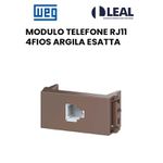 MODULO TELEFONE RJ11 4 FIOS ARGILA ESATTA