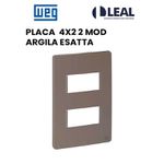 PLACA 4X2 2 MODULOS ARGILA ESATTA