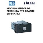 MODULO SENSOR DE PRESENCA PRETO GRAFITE BIVOLT ESATTA