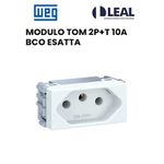 MODULO TOMADA 2P+T 10A BRANCO ESATTA