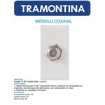 MODULO TOMADA COAXIAL TV SAT - LINHA LIZ