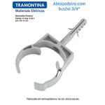 ABRAÇADEIRA C/ BUCHA 3/4 - TRAMONTINA