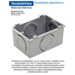 CAIXA CONDULETE X PLASTIBOX - TRAMONTINA