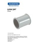 LUVA CINZA 3/4 PARA ELETRODUTO - TRAMONTINA