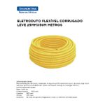 ELETRODUTO CORRUGADO LEVE FLEXÍVEL DN25 3/4