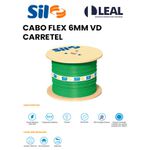 CABO FLEX 6MM AZUL CARRETEL SIL - (Carretel de 600m)
