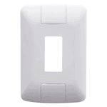 PLACA 4X2 1 POSTO VERTICAL BRANCO ARIA