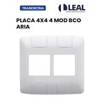 PLACA 4X4 4 POSTOS BRANCO ARIA