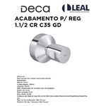 Acabamento para registro de gaveta 1 1/4 e 1 1/2 Aspen