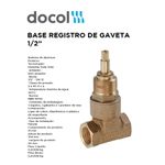 BASE REGISTRO DE GAVETA 1/2 DOCOL