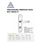 FECHADURA INOX PREMIUM EXT 2600/71 ALIANÇA