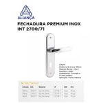 FECHADURA INOX PREMIUM INT 2700/71 ALIANÇA