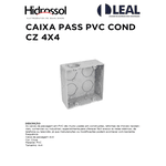 CAIXA PASS PVC COND CZ 4X4 HIDROSSOL