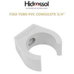 ABRAÇADEIRA FIXA TUBO PVC COND BRANCO 3/4