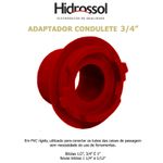 ADAPTADOR PVC COND VERMELHO 3/4