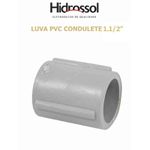LUVA PVC COND CINZA 1.1/2