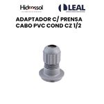 ADAPTADOR COM PRENSA CABO PVC COND CINZA 1/2