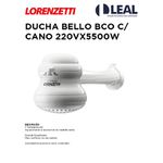 DUCHA LORENZETTI BELLO BRANCO COM CANO 220VX5500W