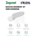 DUCHA MOMENT 4T 220VX6800W ZAGONEL