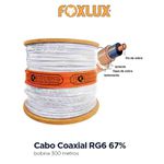 CABO COAXIAL RG6 67% 300M FOXLUX