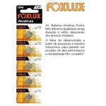 BATERIA ALCALINA 1,5V LR44 CART COM 5 PEÇAS FOXLUX