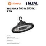 HIGHBAY 200W 6500K PRETO LEDVANCE