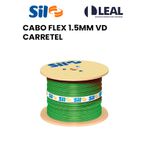 CABO FLEX 1.5MM VERDE CARRETEL SIL - (Carretel de 1800m)