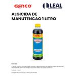 ALGICIDA DE MANUTENCAO 1 LITRO GENCO 