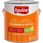 Tinta Esmalte Brilhante Delanil Madeiras e Metais 3L Platina IQUINE