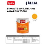 Tinta Esmalte Brilhante Delanil Madeiras e Metais 750ml Amarelo IQUINE