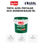 TINTA ACRÍLICA PINTALAR ECO. RONDON BALDE 15L IQUINE