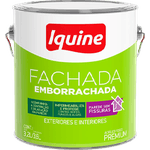 Tinta Acrílica Fosca 3,6L Fachada Emborrachada Branco Neve IQUINE