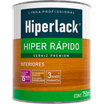 VERNIZ INTERIOR HIPER RAPIDO INCOLOR 750ML HIPERLACK