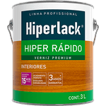VERNIZ INTERIOR HIPER RAPIDO IMBUIA 3,0L HIPERLAC