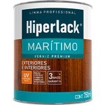 VERNIZ EXTERNO E INTERNO MARITIMO INCOLOR FOSCO 750ML HIPERLACK