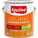 Tinta Esmalte Brilhante Delanil Madeiras e Metais 3L Branco Neve