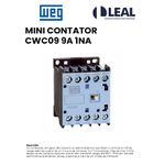 MINI CONTATOR CWC09 9A 1NA WEG