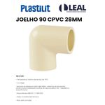 JOELHO 90 CPVC 28MM PLASTILIT