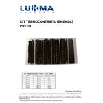 KIT TERMOCONTRATIL (EMENDA) PRETO LUKMA