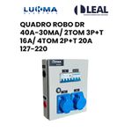QUADRO ROBO DR 40A-30MA/ 2TOM 3P+T 16A/ 4TOM 2P+T 20A 127-220 LUKBOX