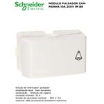 MODULO PULSADOR PARA CAMPAINHA BRANCO DECOR