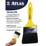 TRINCHA 319 CERDAS PRETAS 3