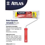 ROLO DE PINTURA POLYESTER 15CM ATLAS