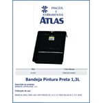 BANDEJA PARA PINTURA DE PLÁSTICO PRETA 1,3L ATLAS
