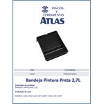 BANDEJA PARA PINTURA DE PLÁSTICO PRETA 2,7L ATLAS