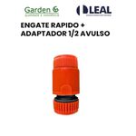 ENGATE RAPIDO + ADAPTADOR 1/2 AVULSO GARDEN